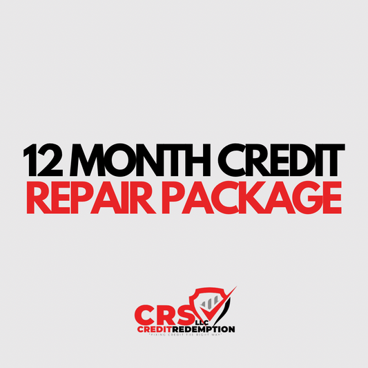 12 Month Credit Repair Package