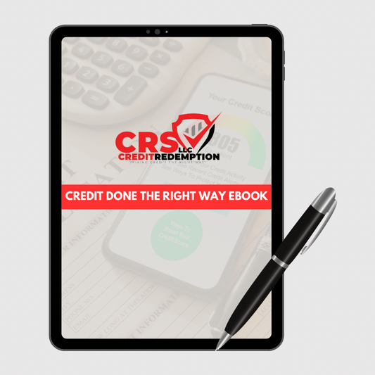 Credit Done The Right Way eBook
